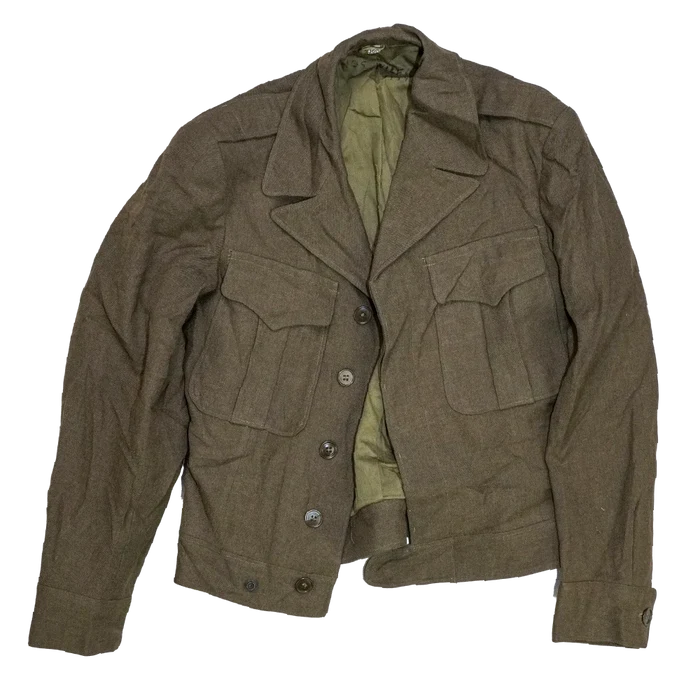 US Army M-1950 Wool Ike Jacket - 36R, Small - US Army Surplus - Field Jackets