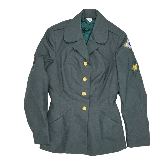 US Army Women's Green Service Dress Jacket - 12R, Medium - US Army Surplus - Dress Jackets