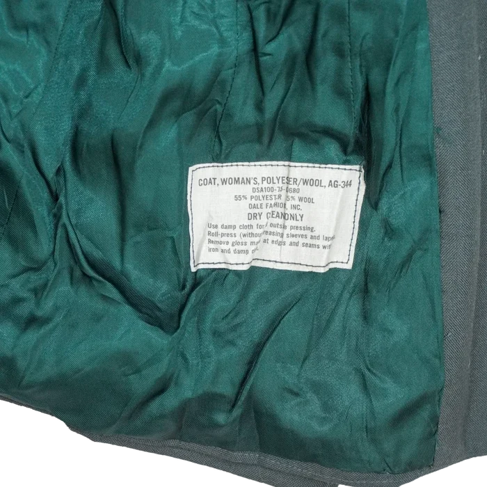 US Army Women's Green Service Dress Jacket - 12R, Medium - US Army Surplus - Dress Jackets