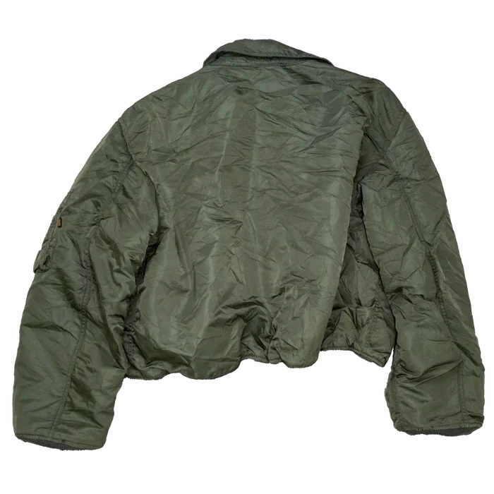 US Made Alpha Industries Olive CWU-45/P Flyers Jacket - XLarge - Army & Outdoors - Flight Jackets