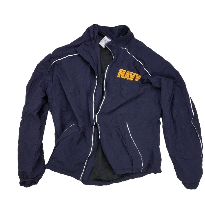 US Navy PT Tracksuit Jacket - Small Short - US Navy Surplus - Track Tops