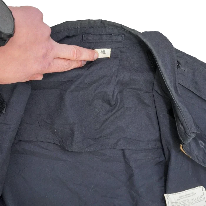 USGI 80s Black Windbreaker Jacket - 48L, 2XLarge - US Army Surplus - Field Jackets