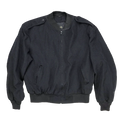 USGI 90s Officers Black Windbreaker Jacket - Large - US Army Surplus - Field Jackets