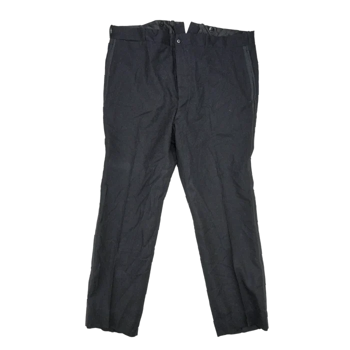 USGI Officers Black Mess Dress Trousers - 42x30 - X Large - US Army Surplus - Dress Trousers