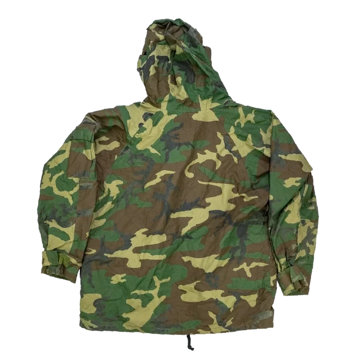 USGI Woodland Gore-Tex Jacket - XLarge Regular - US Army Surplus - Rain Jackets