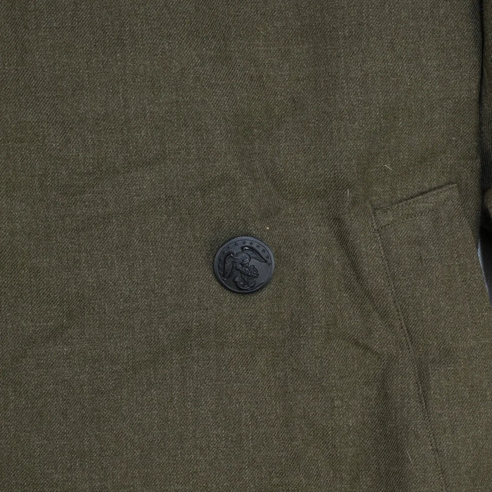 USMC Olive Wool Overcoat - 36R, Small - USMC Surplus - Great Coats