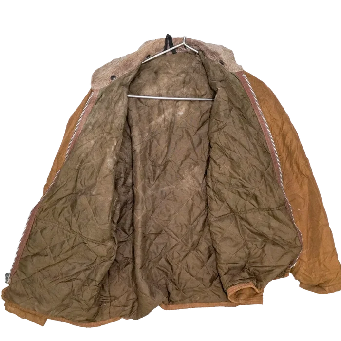 Vintage Brown Lined Work Jacket - Medium - Army & Outdoors - Field Jackets