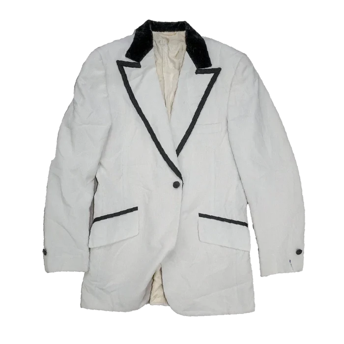 Vintage Lord West White Tuxedo Jacket - 40R, Medium - Army & Outdoors - Dress Jackets