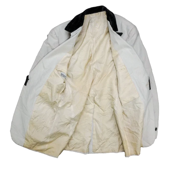 Vintage Lord West White Tuxedo Jacket - 40R, Medium - Army & Outdoors - Dress Jackets