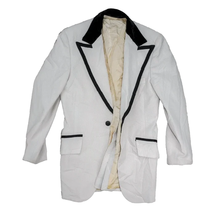 Vintage White Tuxedo Jacket - 37R, Small - Army & Outdoors - Dress Jackets