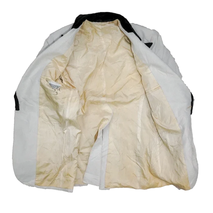 Vintage White Tuxedo Jacket - 37R, Small - Army & Outdoors - Dress Jackets