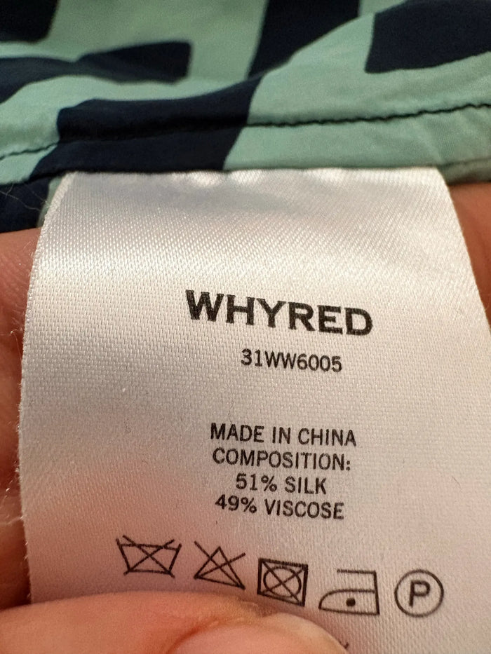 Whyred-sidenskjorta NWOT
