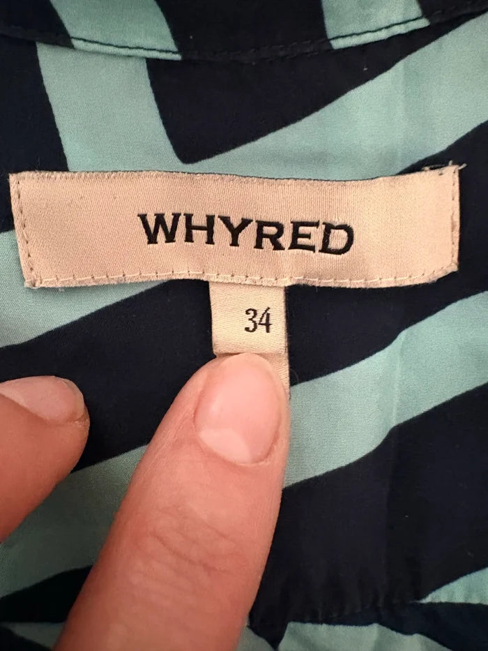 Whyred-sidenskjorta NWOT