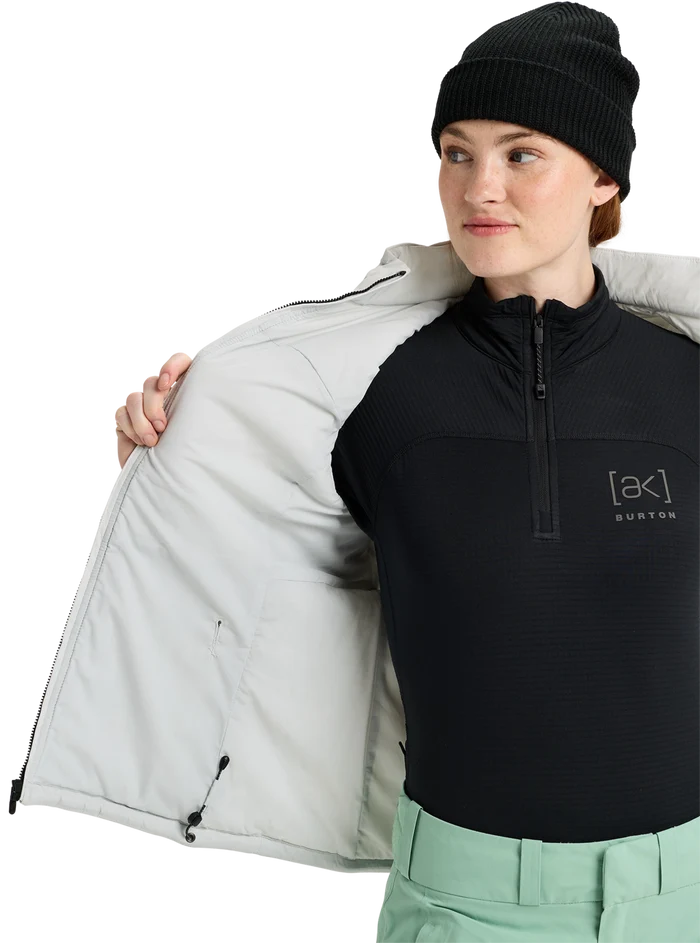 Product image of Women's Burton [ak] Helium Stretch Insulated Vest[Variant:Gray Cloud]