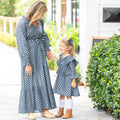 Womens Navy Octavia Dress