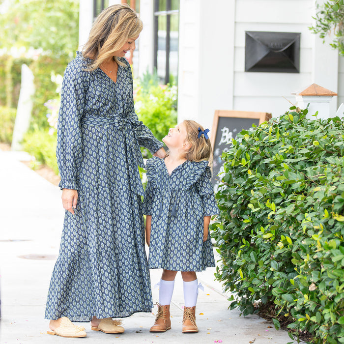 Womens Navy Octavia Dress