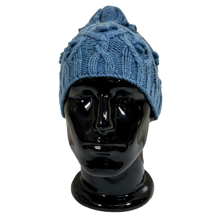 Wool Cap | Unisex | 100% Wool | Bio-indigo