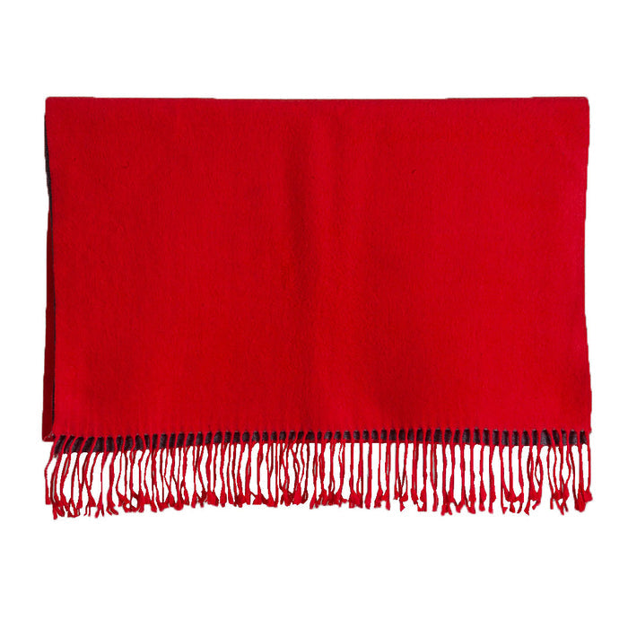 Woolen Reversible Stoles & Shawls |Red & Brown | 60x160 CM |