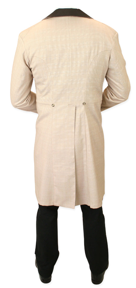 Wooster Frock Coat - Tan Plaid