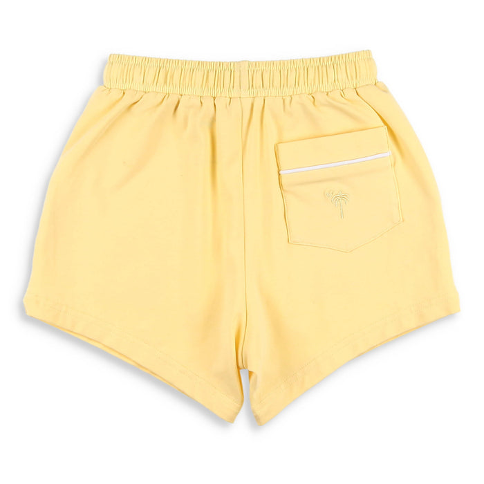 Yellow Knit Shrimp Shorts